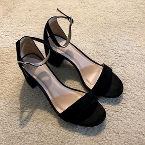 Black suede dress shoes